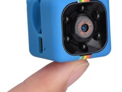 Mini Camera Spion iUni SQ11, Full HD 1080p, Audio Video, Night Vision, TV-Out, Blue